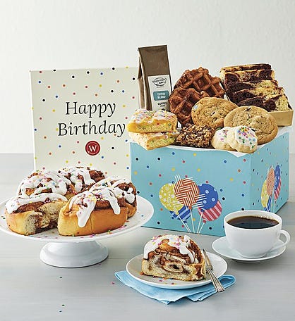 Birthday Baked Goods Birthday Cake Gifts Cookie Boxes Wolferman S Birthday Baked Goods Birthday Cake Gifts Cookie Boxes Wolferman S